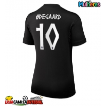 Camisa de Futebol Noruega Martin Odegaard #10 Equipamento Secundário Mulheres Mundo 2026 Manga Curta